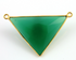 Green Onyx Arrow Head/Triangle Bezel, (BZC9016/GNX)